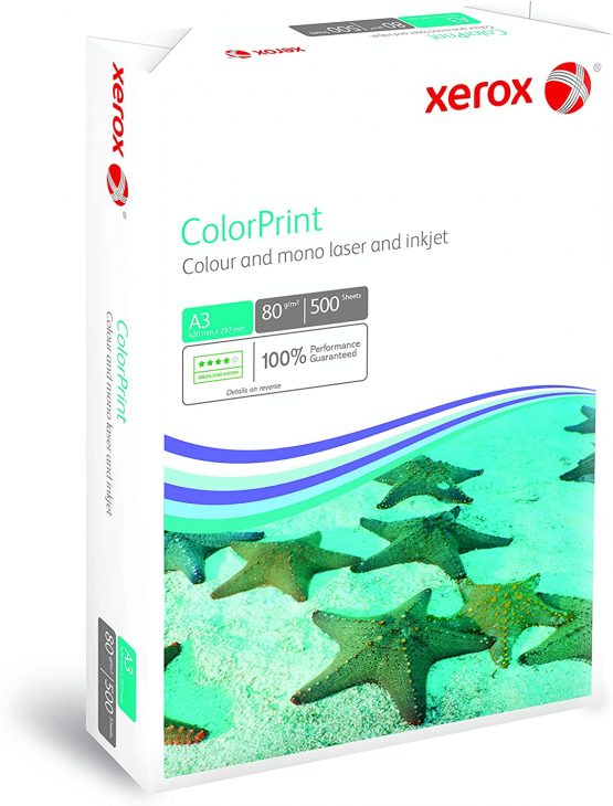Xerox Premium 003R95249 Colour Laser Printer Paper Standard A3 80 GSM 500 Sheets per Pack White