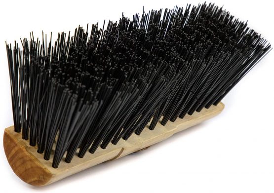 Newman and Cole 13" Poly Garden Broom Heavy Duty Saddle Sweeping Brush - Outdoor Garden Yard and Patio Broom (13" Poly Saddle Broom Head Only) - Image 3
