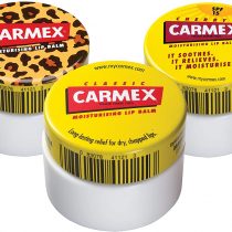 Carmex Lip Balm Pot Mixed Pack of 3 (Cherry, Classic & Wild)