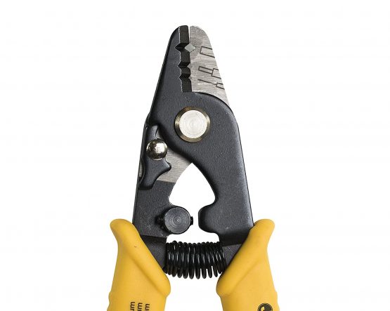Jonard Tools JIC-375 Three Hole Fibre Optic Stripper with TPR Handle, 6" Length - Image 2