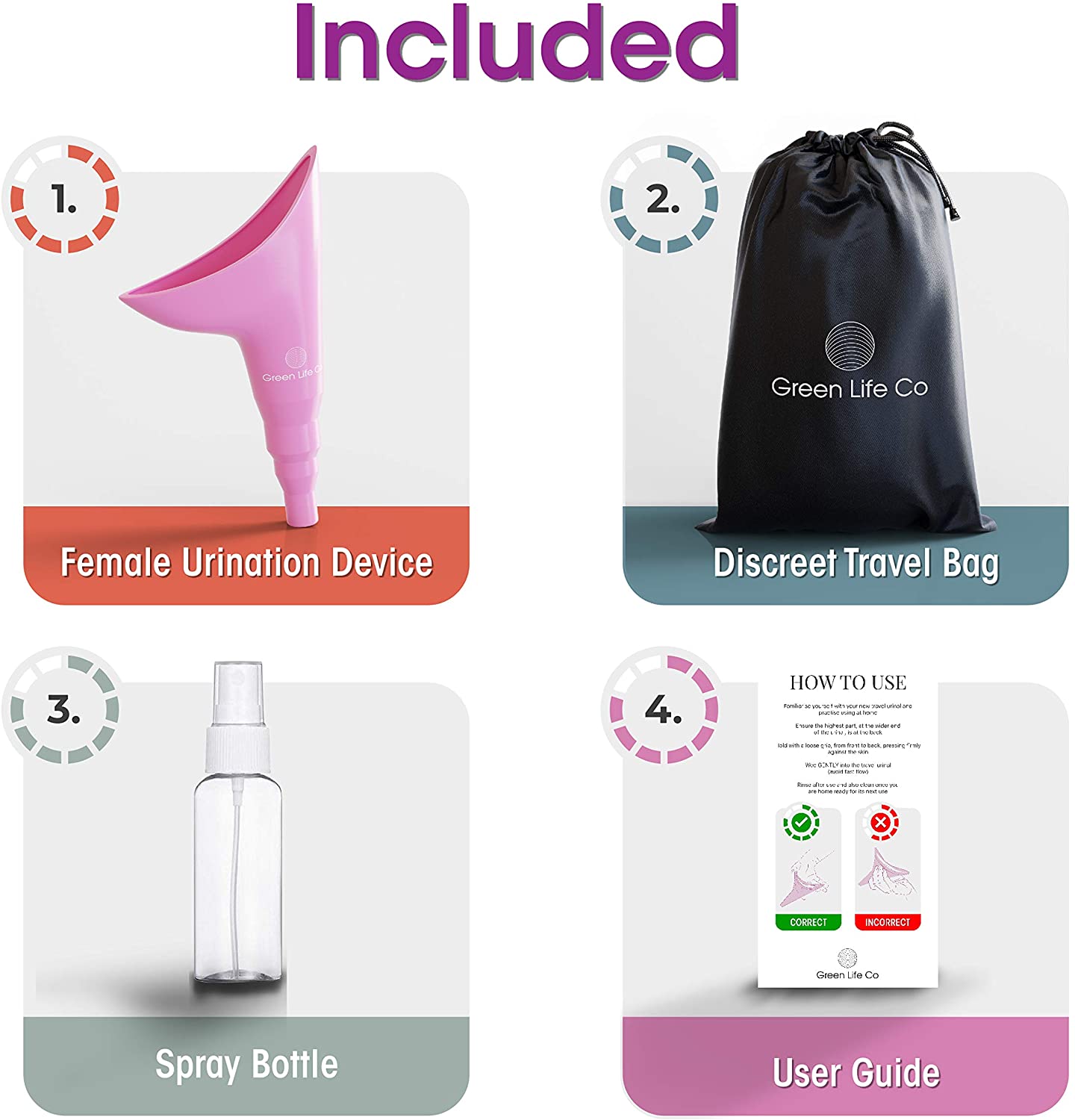 Female Urinal Portable No Overflow No Leak Reusable Pee Funnel, Sturdy & Bigger For More Comfort - Image 2