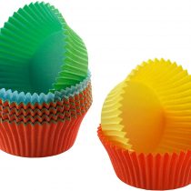KAISER 646305 Creativ Mini Muffin Paper Cups Pack of 150 Assorted Colours Ø 4.5 cm High-Quality and Easily Removable Greaseproof Paper Ideal for Sweet and Savoury