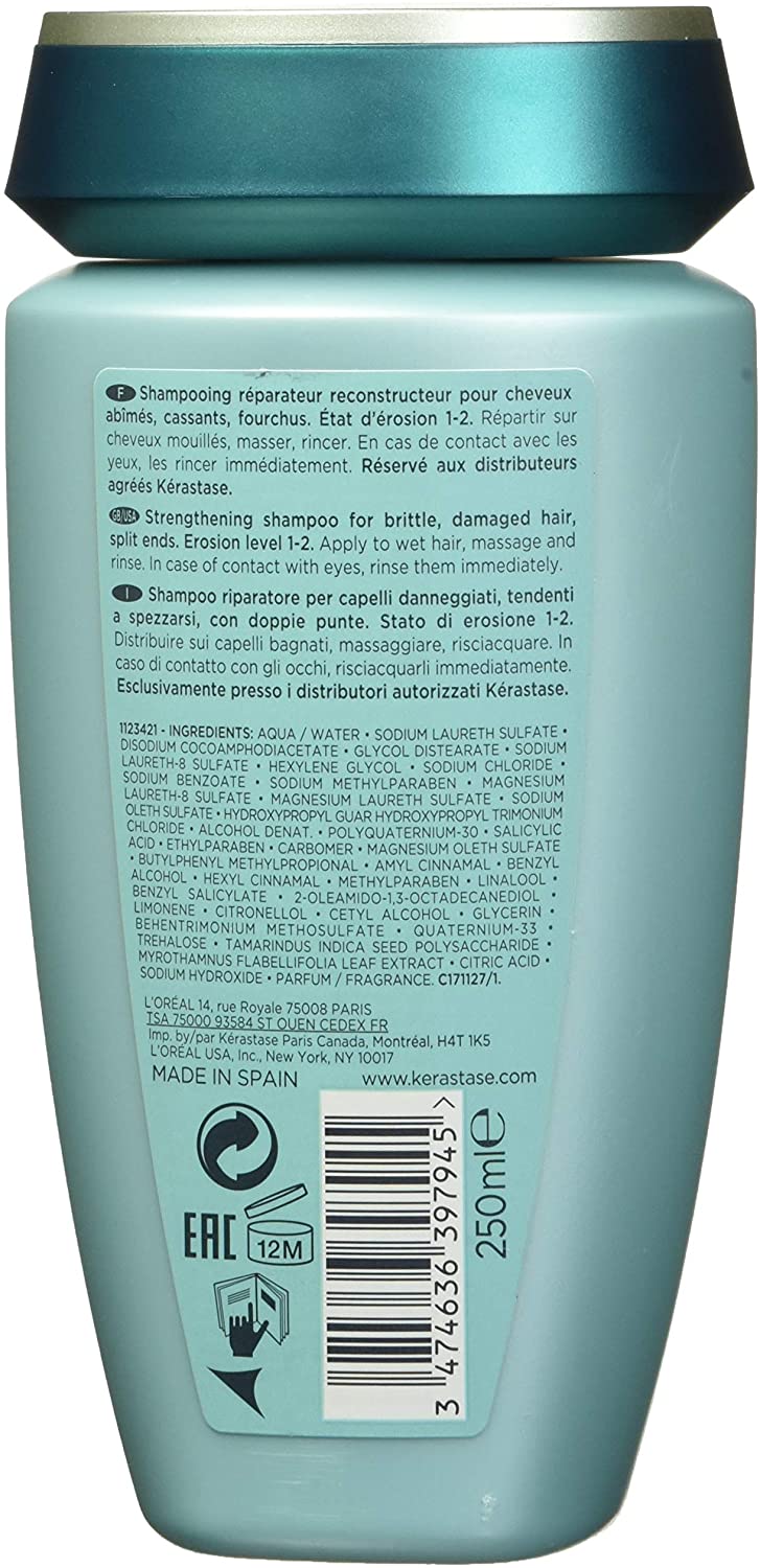 Kérastase Resistance Force Architecte, Daily Strengthening Shampoo, for Damaged Brittle Hair, with Vita-Ciment Complex, 250ml - Image 2