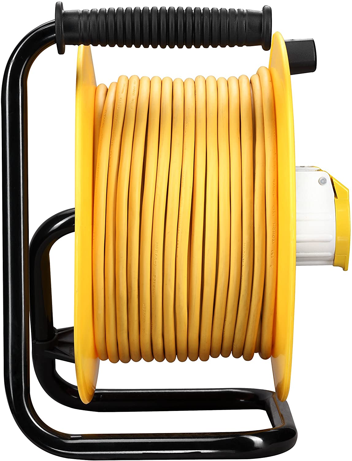 Masterplug 110 Volts Site Power Two Socket Cable Reel, 25 Metre, Yellow - Image 4