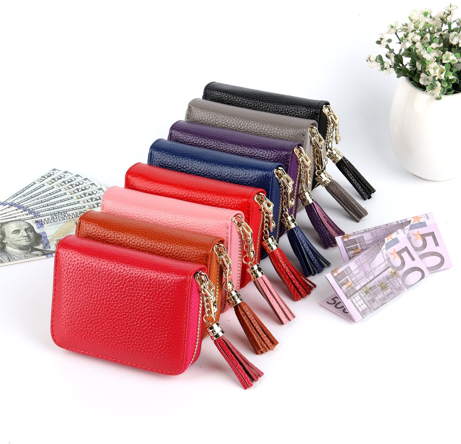 Credit Card Holders Women Ladies Leather Credit Card Wallets for Women
