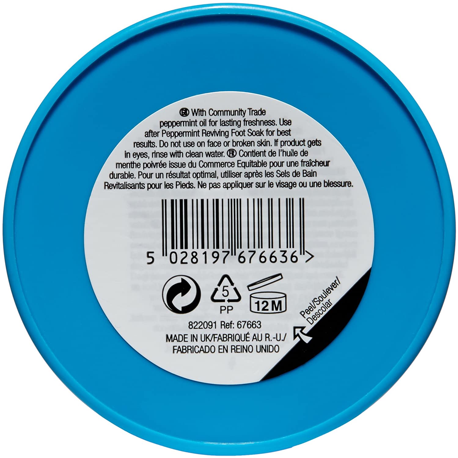The Body Shop Peppermint Soothing Foot Scrub 100ml, 100 ml (Pack of 1) - Image 3