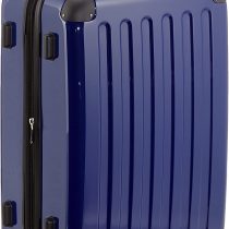 HAUPTSTADTKOFFER - Alex - Luggage Suitcase Hardside Spinner Trolley 4 Wheel Expandable, 65cm, dark blue