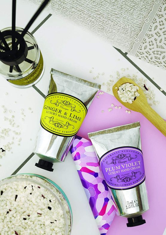 Naturally European Ginger & Lime Luxury Hand Cream Boxed 20% Shea Butter 75ml| Combats Dry Skin For Those Hardworking Hands | Hand Cream, Hand Cream for Very Dry Hands, Shea Butter - Image 4