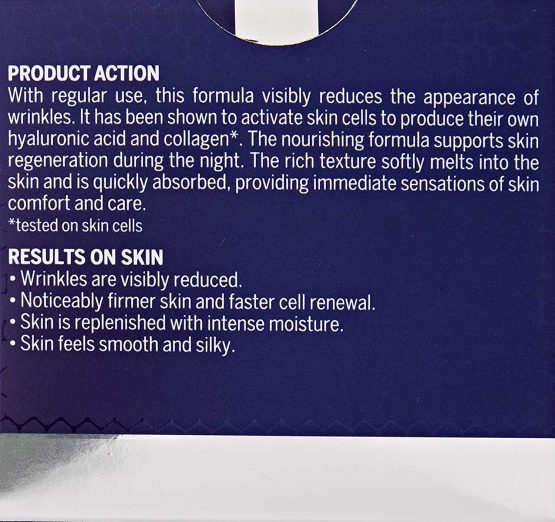 NIVEA Hyaluron Cellular Filler Anti-Age Night Cream, Night Cream for Women with Hyaluronic Acid and Magnolia Extract, Anti Wrinkle Night Cream, Night Face Cream - Image 3