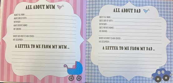 Baby's My First Year Record Log Book to Commemorate Birth Through Their First Year on Earth - White - Image 3