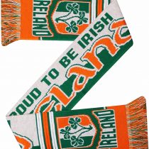 St Patricks Day Ireland Football, Rugby Scarf (100% Acrylic)