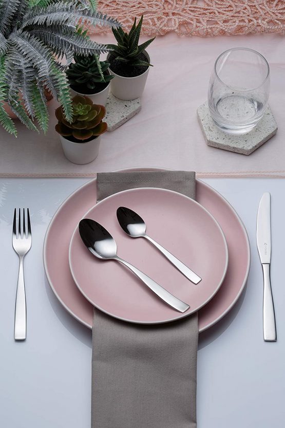 Viners 0303.125 Everyday Purity Cutlery Set Elegant Mirror Polished Flatware Gift Box, Stainless Steel - Image 3