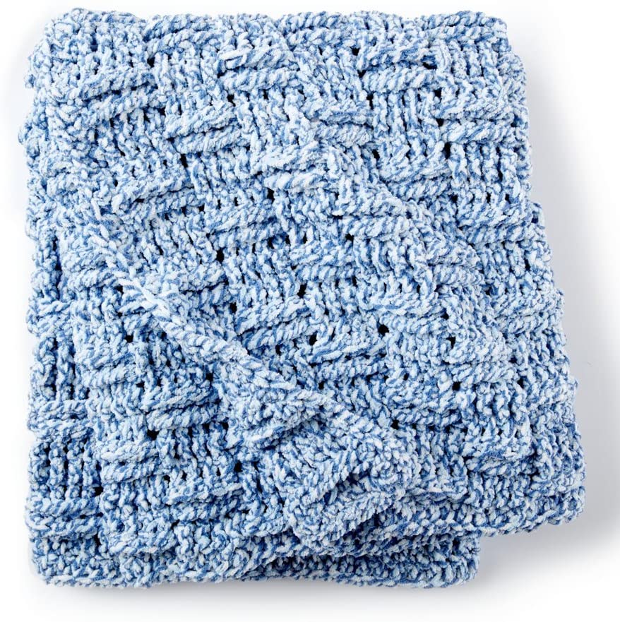 Bernat Baby Blanket, Blue Dreams, 300 g - Image 3