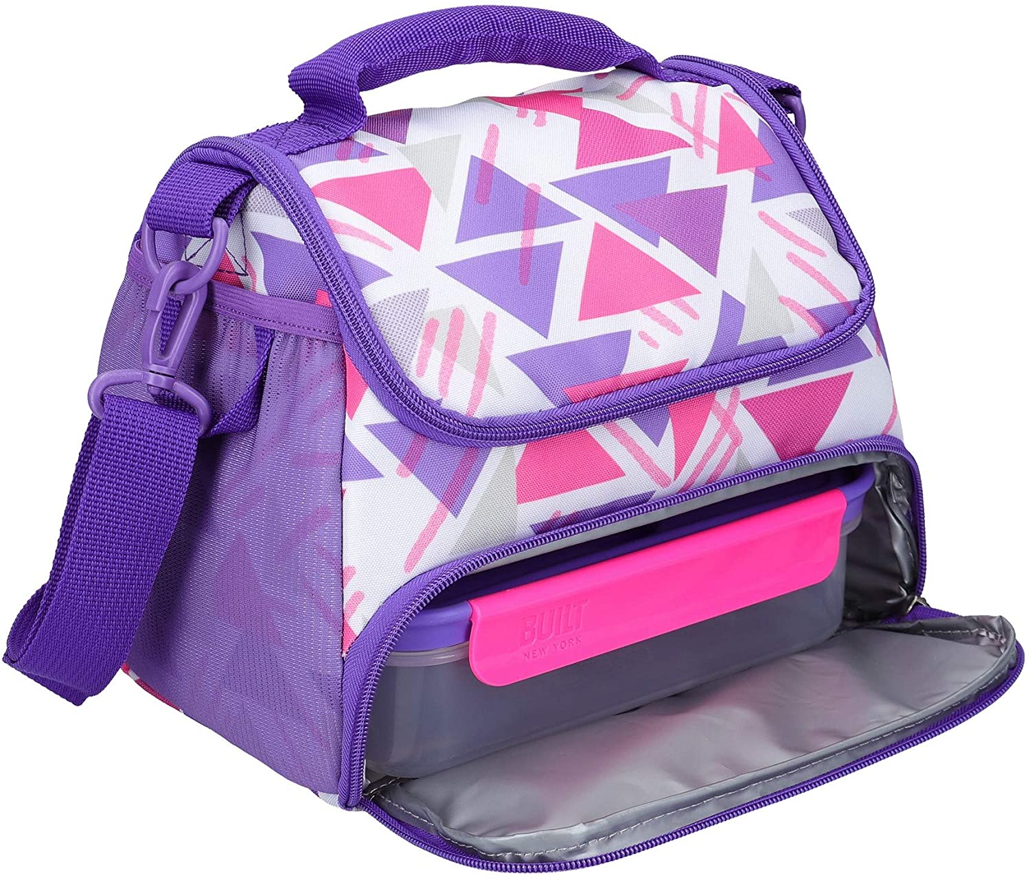 Built Bento Leakproof Lunch Box with Stainless Steel Cutlery, Plastic ...