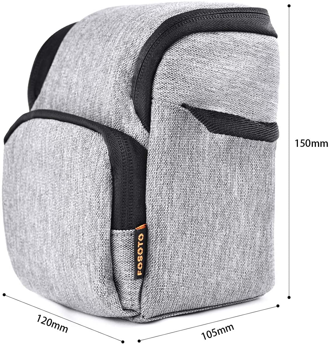 FOSOTO Compact Camera Shoulder Bag Case Compatible for Sony W800 RX100 A600 A5100, Canon PowerShot SX620 SX730 G7X - Image 2