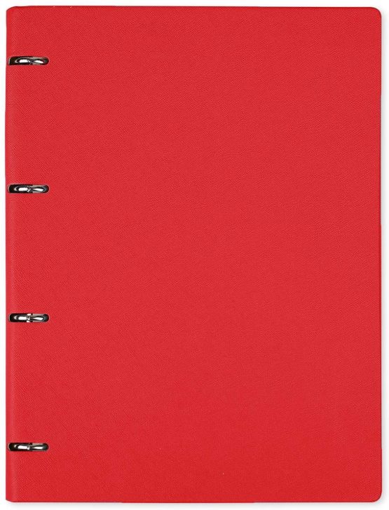 A4 Binder Ruled Notebook Refillable Planner Round Ring Binder Leather Cover Notepad