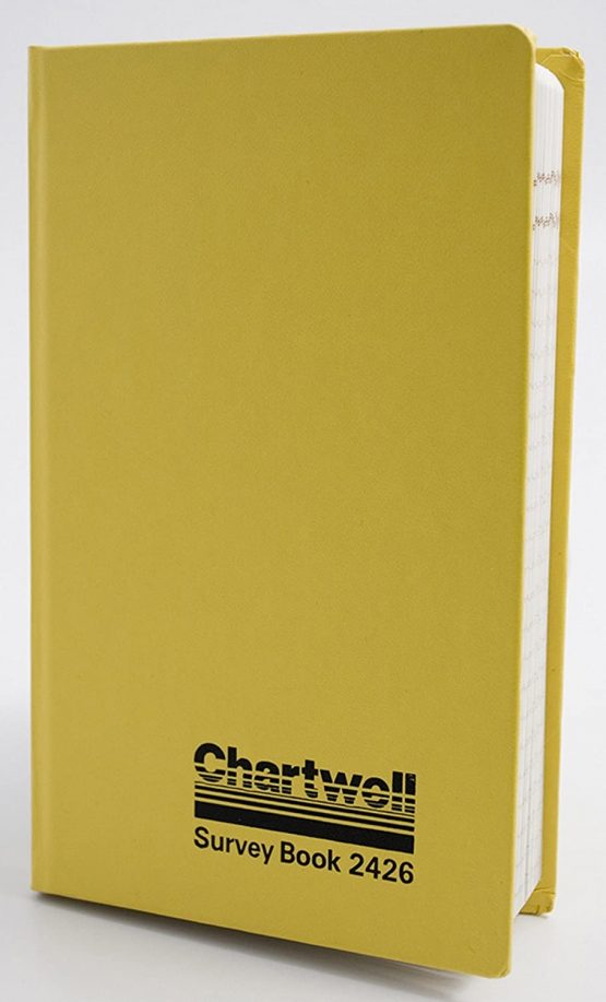 Exacompta Chartwell Level Survey Book, 192x120mm, Yellow