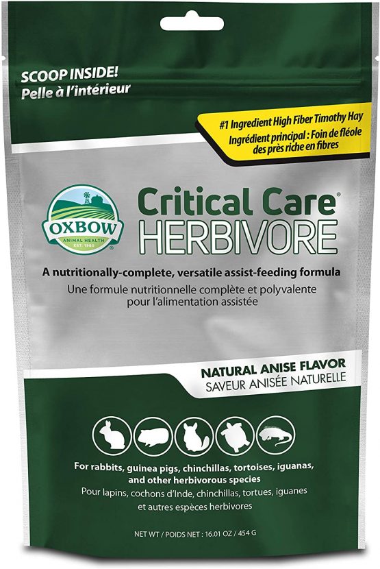 Oxbow Animal Health Critical Care, Herbivore, Anise Flavor, 454 Gram Bag, 70104