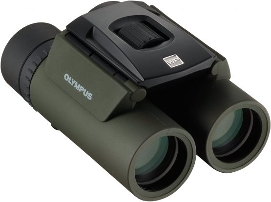 Olympus 8x25 WP II Binoculars - Forest Green - Image 2