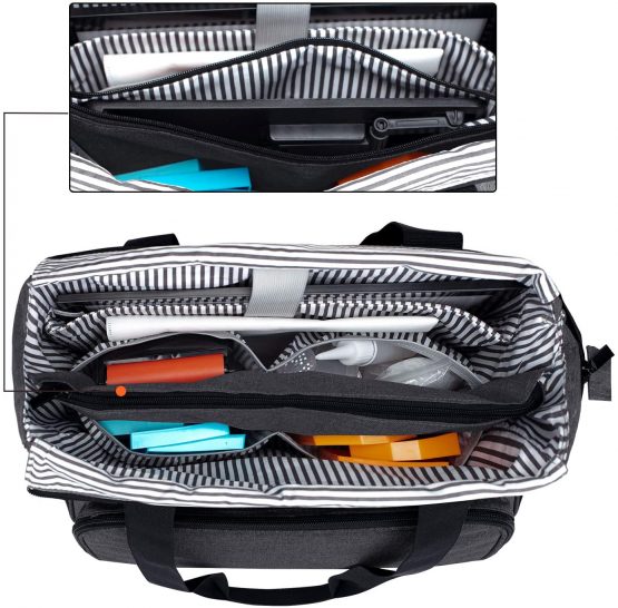 Luxja Carrying Case for A4 Light Pad and Diamond Painting Accessories, Storage Bag for Diamond Painting Tools and Light Box (Bag Only), Black - Image 3