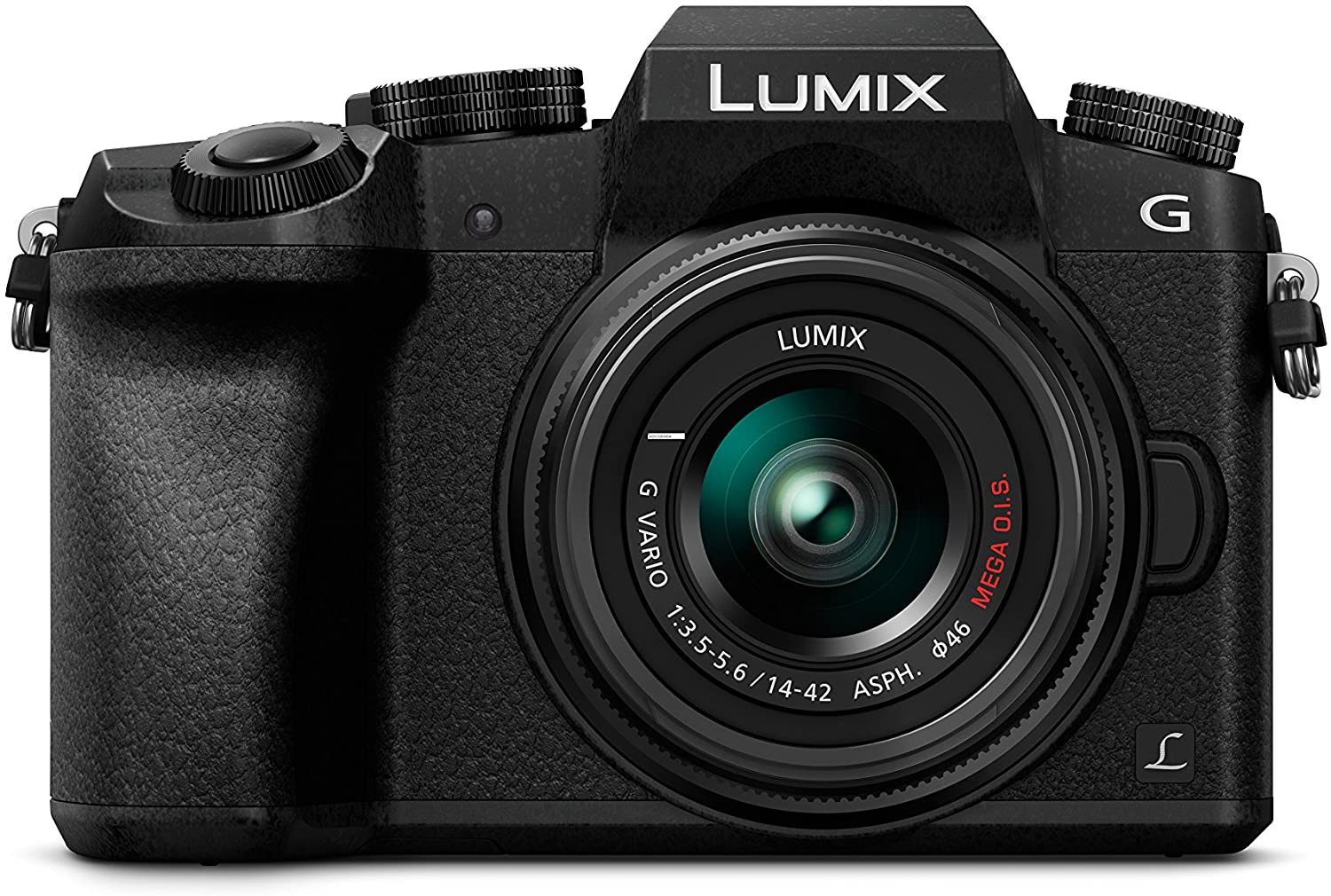 Panasonic DMC-G7 Digital Camera, Black/White