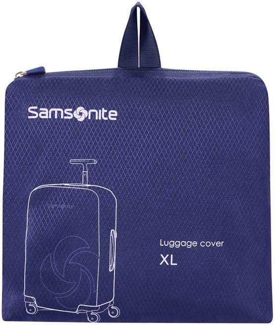 Samsonite Global Travel Accessories Foldable Luggage Cover XL, Blue (Midnight Blue) - Image 2