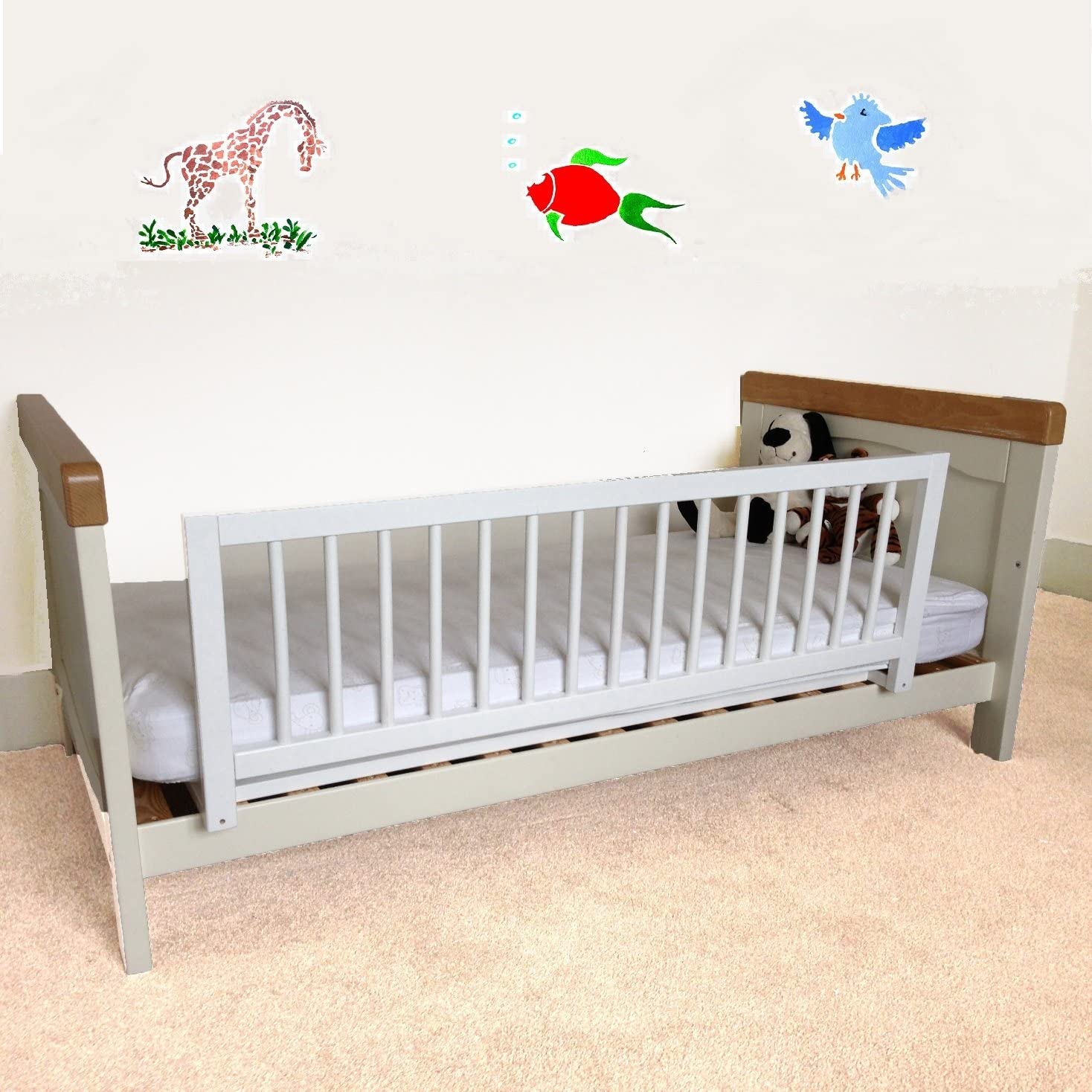 cot bed safety rail