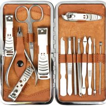 H&S Nail Clippers Manicure Set Grooming Kit for Thick Nails Cuticle Remover Toe Nail Toenail Care Cutter Pedicure Travel Tool Kit Set Men Women