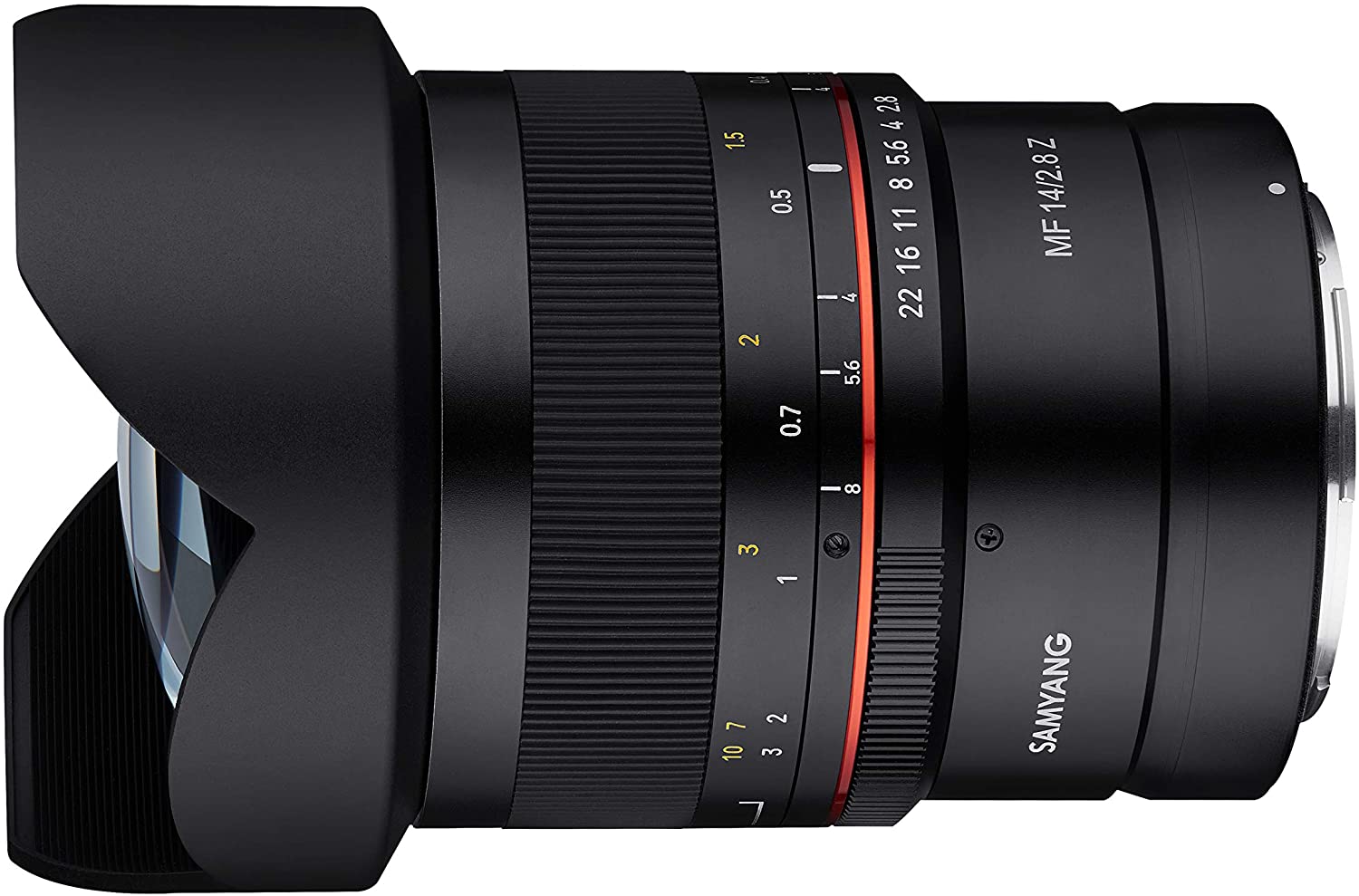 Samyang MF 14mm F2.8 Manual Focus Lens for Nikon Z, Black