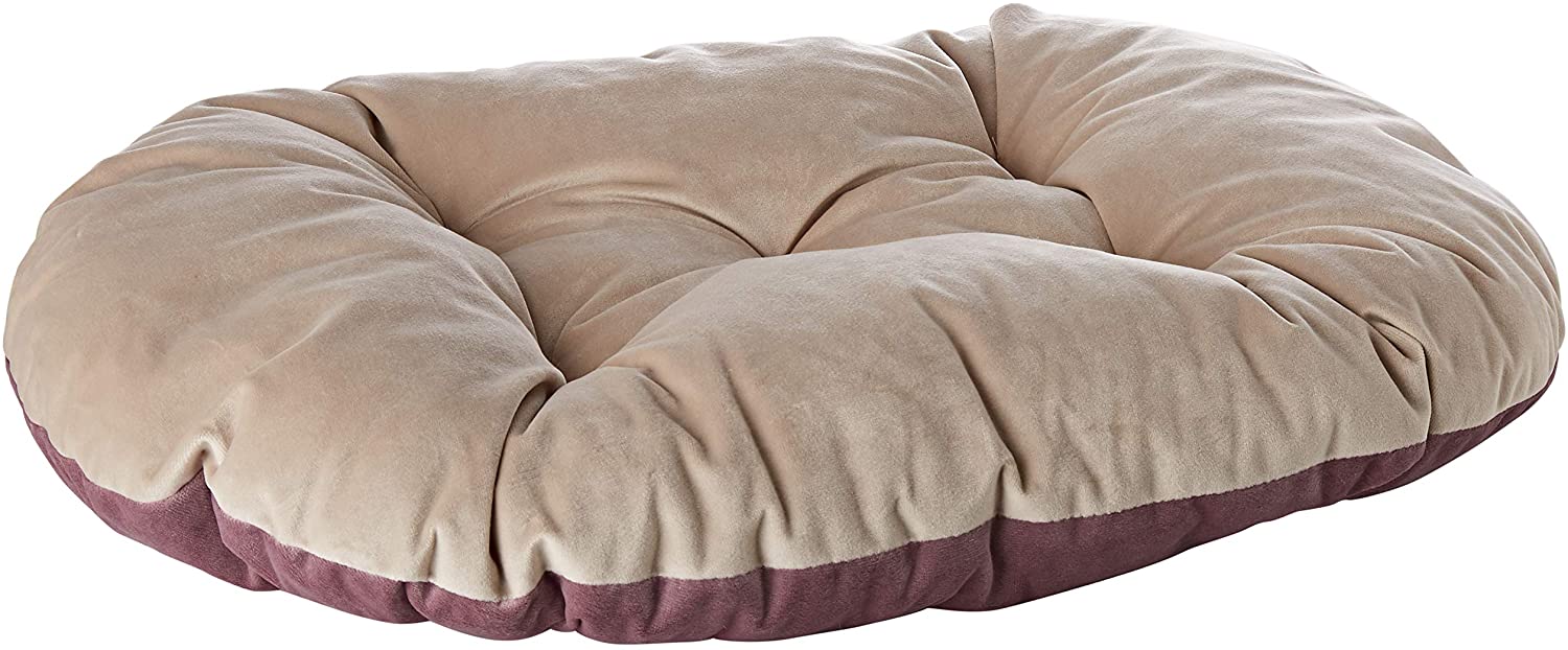 Ferplast Cat and dog cushion PRINCE 55/4, Padded pet bed, Double-face, Soft velvet, Washable, 55 x 36 cm, Pink - Image 2