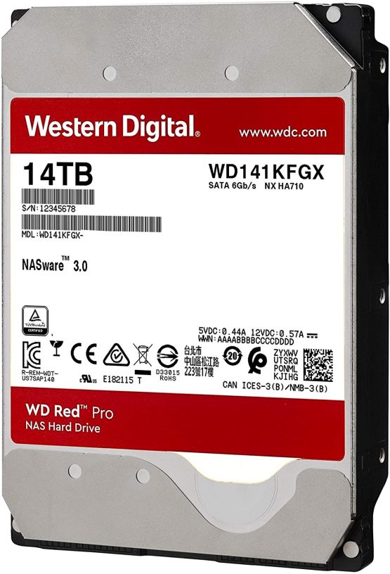WD Red Pro 14 TB 3.5 Inch NAS Internal Hard Drive - 7200 RPM - WD141KFGX - Image 2