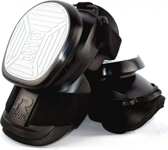 Recoil Knee Pads for Work - Professional Heavy Duty Spring Loaded Kneepads for Construction, Tiling, Flooring, Roofing and General DIY
