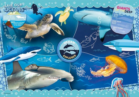 Clementoni - 27141 - National Geographic Kids - Ocean Explorer - 104 pieces - Made in Italy - jigsaw puzzle children age 6+ - Image 2