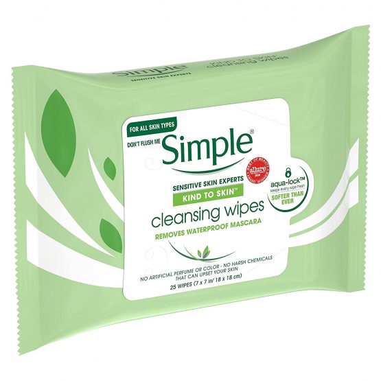 Simple Kind to Skin Facial Wipes, Cleansing, 25 count - Image 2