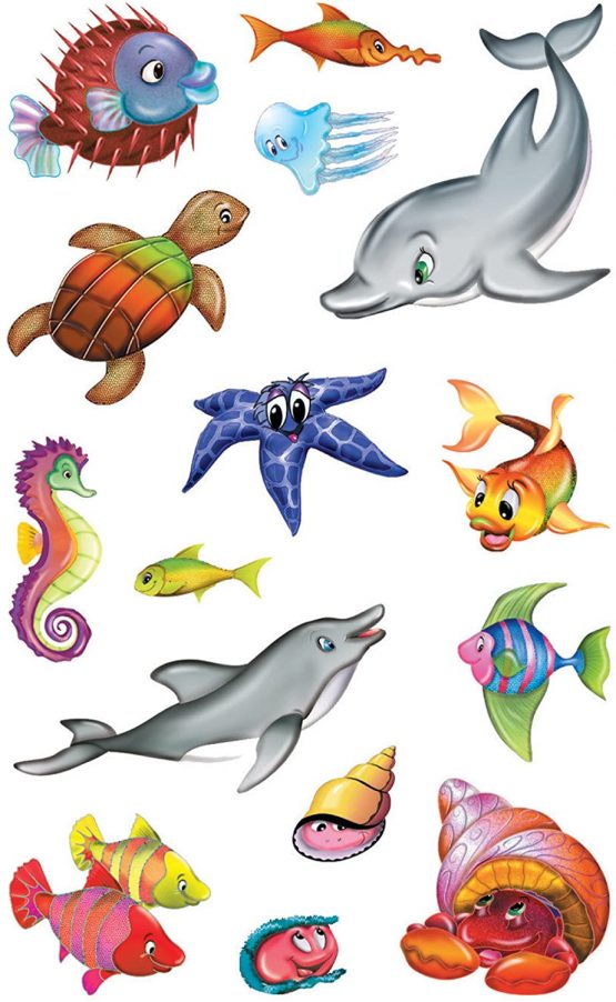 Avery Zweckform 53707 Children's Stickers, Pack of 30, Tortoise Designs