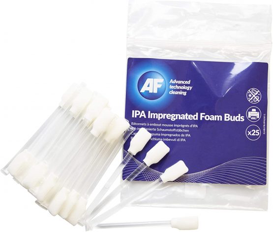 AF Foambuds IPA Filled - IPA Impregnated Foam Buds - 25X Buds, FBUIPA25