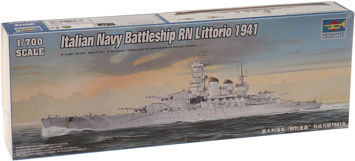 Trumpeter Detailed model kit, Various, 1/700