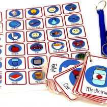 kids2learn Picture Word Communication Aid Flash Cards for adults dementia Alzheimer's autism adult