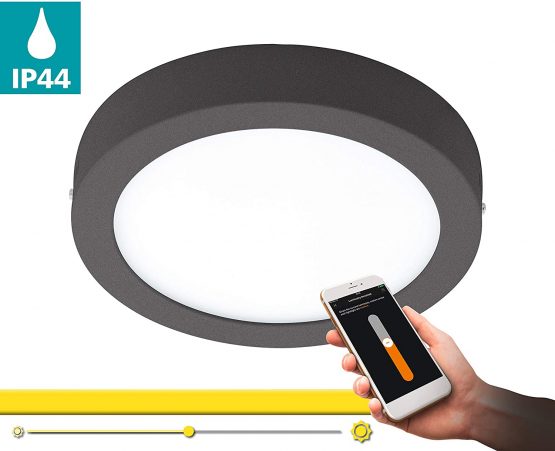 Eglo Argolis-C Wall Light, Cast Aluminium, Anthracite