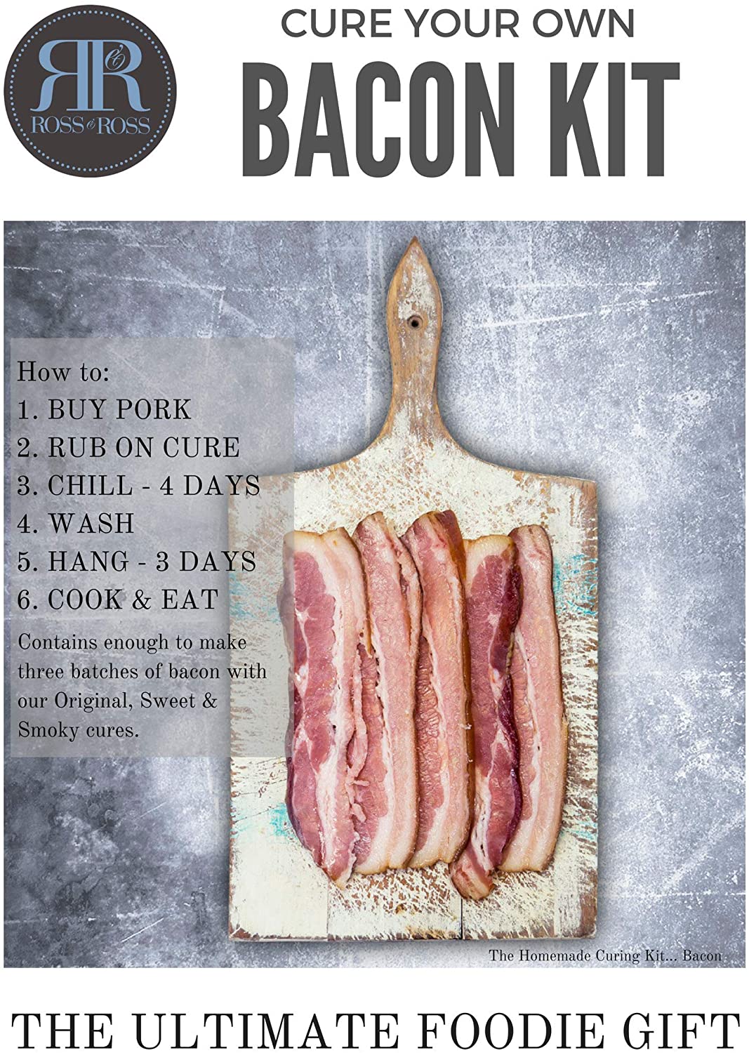 Ross & Ross – The Homemade Curing Kit – Make Your Own Original Bacon ...