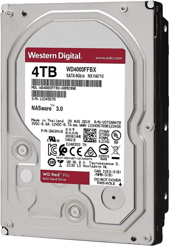 WD Red Pro 4 TB 3.5 Inch NAS Internal Hard Drive - 7200 RPM - WD4003FFBX - Image 2