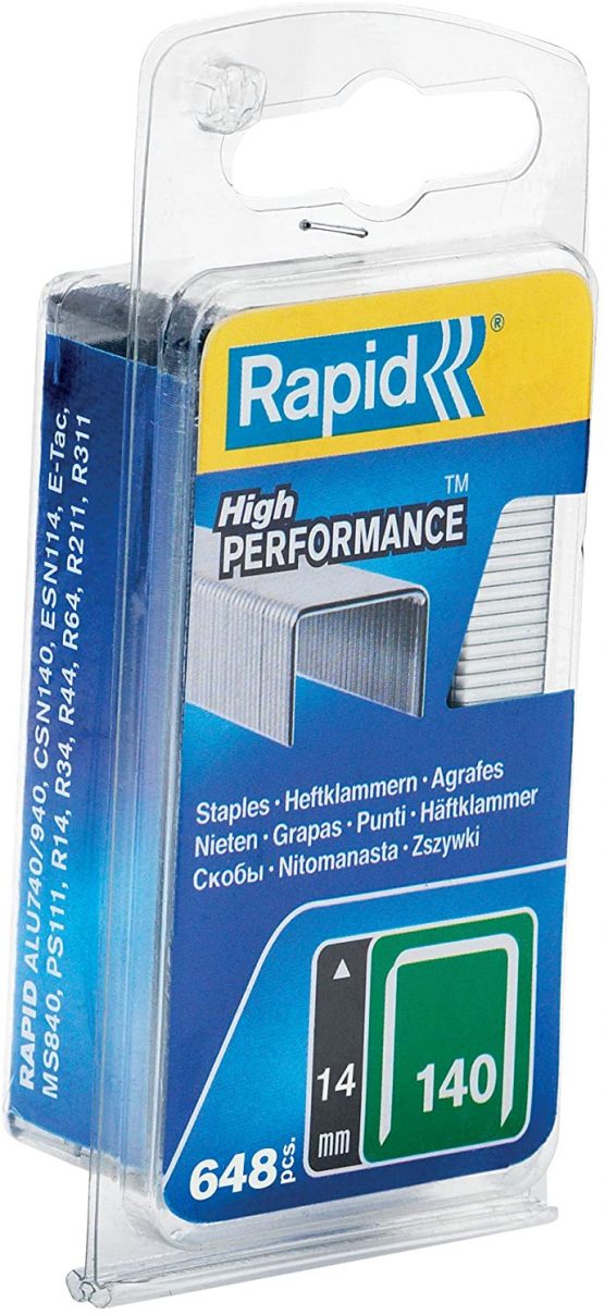 Rapid High Performance Staples, No.140, Leg Length 14 mm, 40109517 - 648 Pieces - Image 4