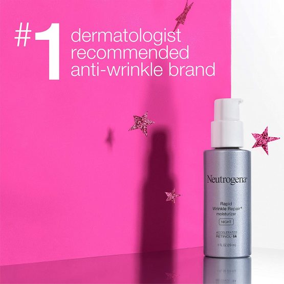 Neutrogena Rapid Wrinkle Repair Night Moisturizer - 1 Oz - Image 3