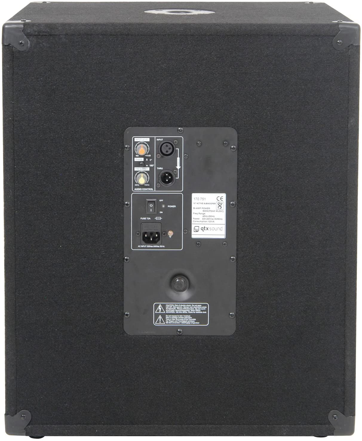 QTX, black, 15" | 600W Max - Image 2