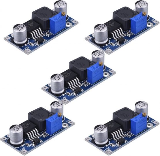 ARCELI 5 Pack Boost Converter Module XL6009 DC to DC 3.0-30 V to 5-35 V Output Voltage Adjustable Step-up Circuit Board