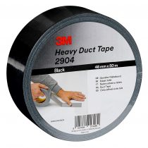 3M Heavy Duty Duct Tape 2904, 48 mm x 50 m, Black