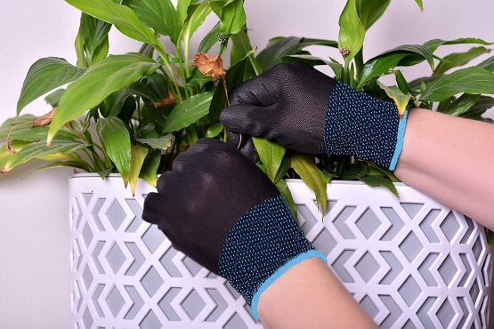 12 Pairs PU Coated Black Nylon Work Gloves for Women and Men. Gardening, Builders, Mechanic (Large L 9) - Image 3