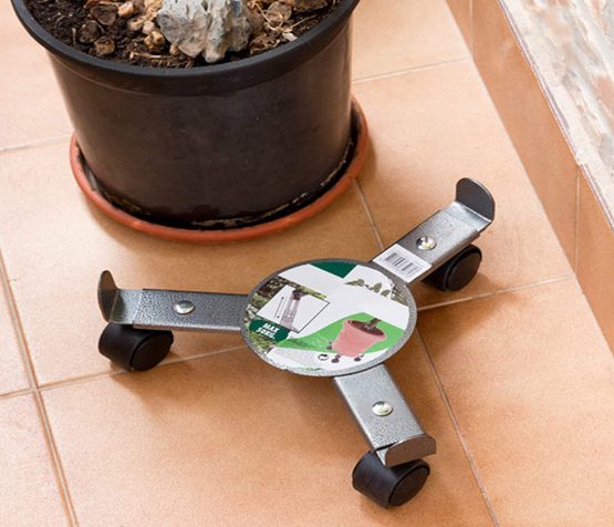 GEEZY Plant Stand on Wheels Extendable Trolley Large Heavy Duty Plant Pot Holder 30 cm - Image 3