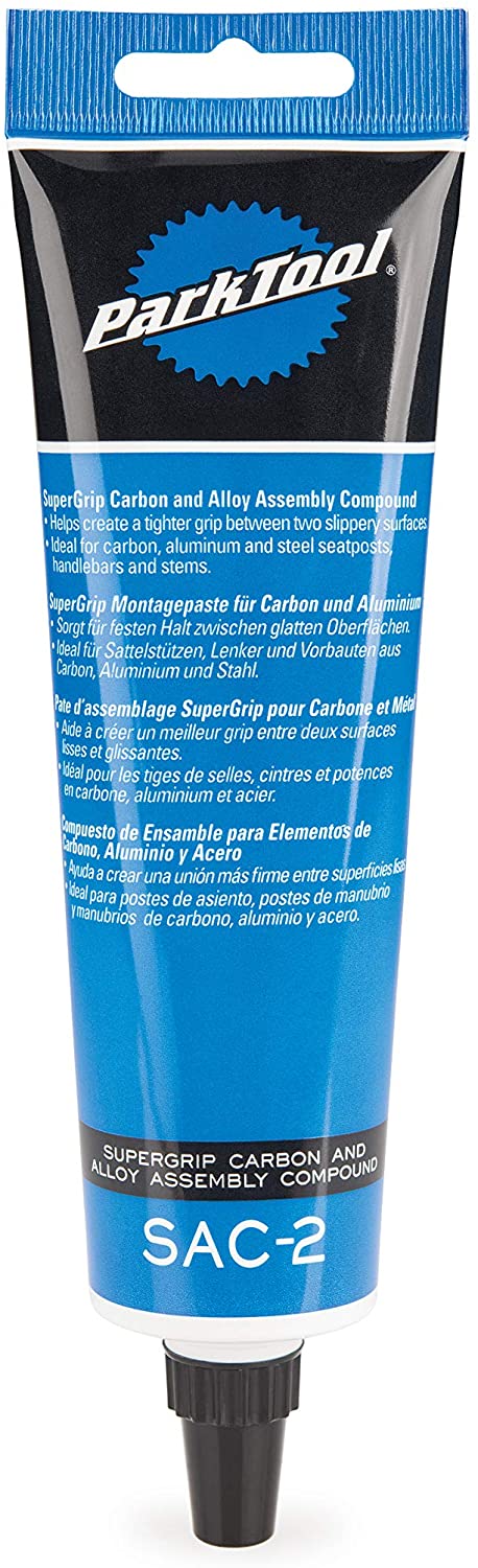 Park Tool SAC-2 Supergrip Carbon and Alloy Assembly Compound Tool 4 oz/120 ml, Black