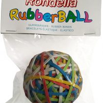 Alco 7440 Elastic Band Ball, Diameter: 70 mm, Colourful, Approx 200 Bands